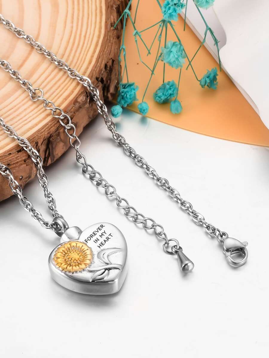 1 vòng cổ thiết kế hình trái tim cho chó và mèo để ghi nhớ - Nhiều màu - Xem 1