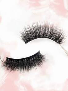 1 par Pestañas postizas separadas - Negro - Ver 5