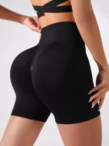 Yoga Basic 寬腰帶運動短褲