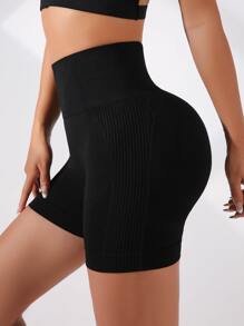 Yoga Basic 寬腰帶運動短褲