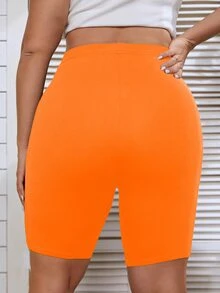 Calvaya Shorts biker fruncido delantero