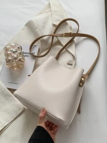 Sac seau à blocs de couleurs mini à chaîne - Multicolore - Voir 2
