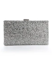 女士晚上手拿包婚禮水鑽手拿包和手提包派對,完美新娘錢包適合婚禮,舞會和派對活動