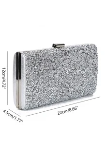 女士晚上手拿包婚禮水鑽手拿包和手提包派對,完美新娘錢包適合婚禮,舞會和派對活動