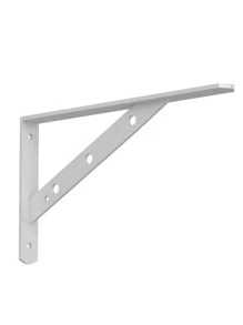 1套不銹鋼擱板支架 - 白色 - 查看 3