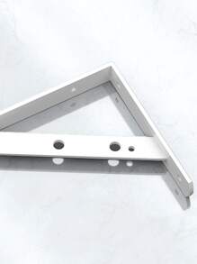 1套不銹鋼擱板支架 - 白色 - 查看 2