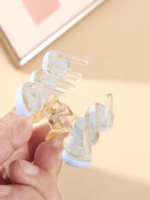 1pc Phụ nữ trái tim trang trí dễ thương kẹp tóc cho trang trí tóc Valentine - Màu xanh lam - Xem 4