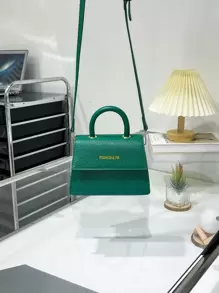 Mini Thời trang Của phụ nữ Hợp thời Cầm tay Vai Túi đeo chéo - màu xanh lá - Xem 1