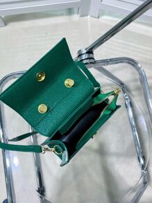 Mini Thời trang Của phụ nữ Hợp thời Cầm tay Vai Túi đeo chéo - màu xanh lá - Xem 6