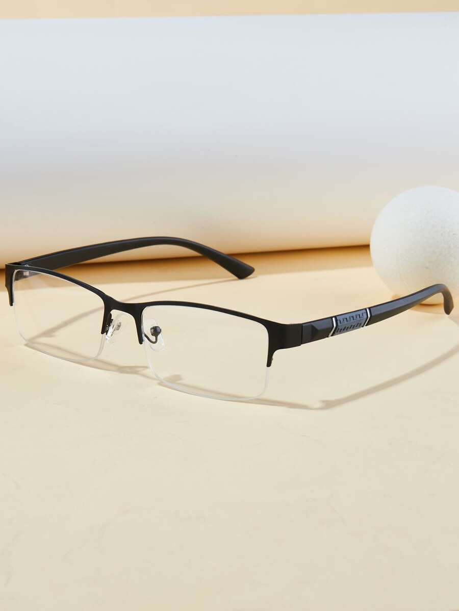 1 cặp kính mắt thông thường bán gọng nam cho cuộc sống hàng ngày - màu đen - Xem 1