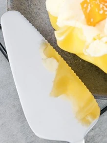 1入組套不銹鋼披薩鏟現代銀色多功能廚房披薩鏟 - 銀色 - 查看 3