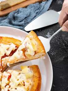 1入組套不銹鋼披薩鏟現代銀色多功能廚房披薩鏟 - 銀色 - 查看 4