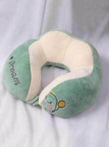 1pc Random Color U-Shaped Neck Pillow For Sleeping And Airplane Travel Neck Protection