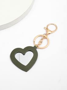 1 Phụ Nữ Gương Hình Trái Tim Quyến Rũ Móc Khóa Thời Trang Để Trang Trí Chìa Khóa - Nhiều màu - Xem 1