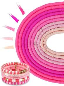 10 dây/bộ 6mm Màu Sắc Ngẫu Nhiên Thời Trang Tối Giản Tự Làm Phụ Kiện Trang Sức Dành Cho Nữ Cho Tự Làm Trang Sức Làm - Nhiều màu - Xem 12
