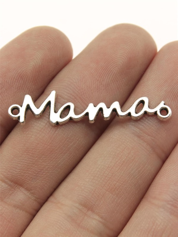 20pcs/set Fashion Zinc Alloy Letter Design DIY Connector For Women For Jewelry Making