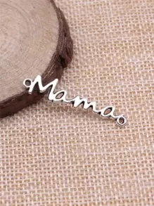 20 sztuk/zestaw moda list ze stopu cynku projekt DIY złącze dla kobiet do tworzenia biżuterii - Ancient Silver - Zobacz 3