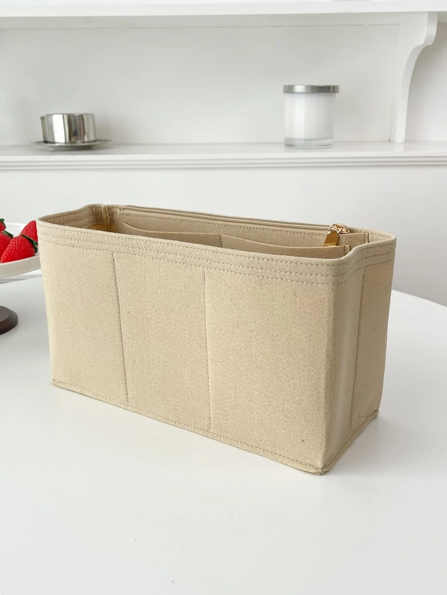 Minimalist Bag Insert Large Capacity - Khaki - View 1