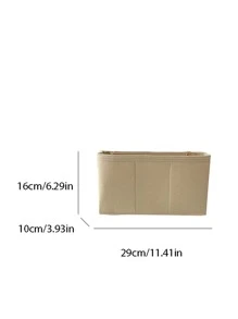 Minimalist Bag Insert Large Capacity - Khaki - View 3