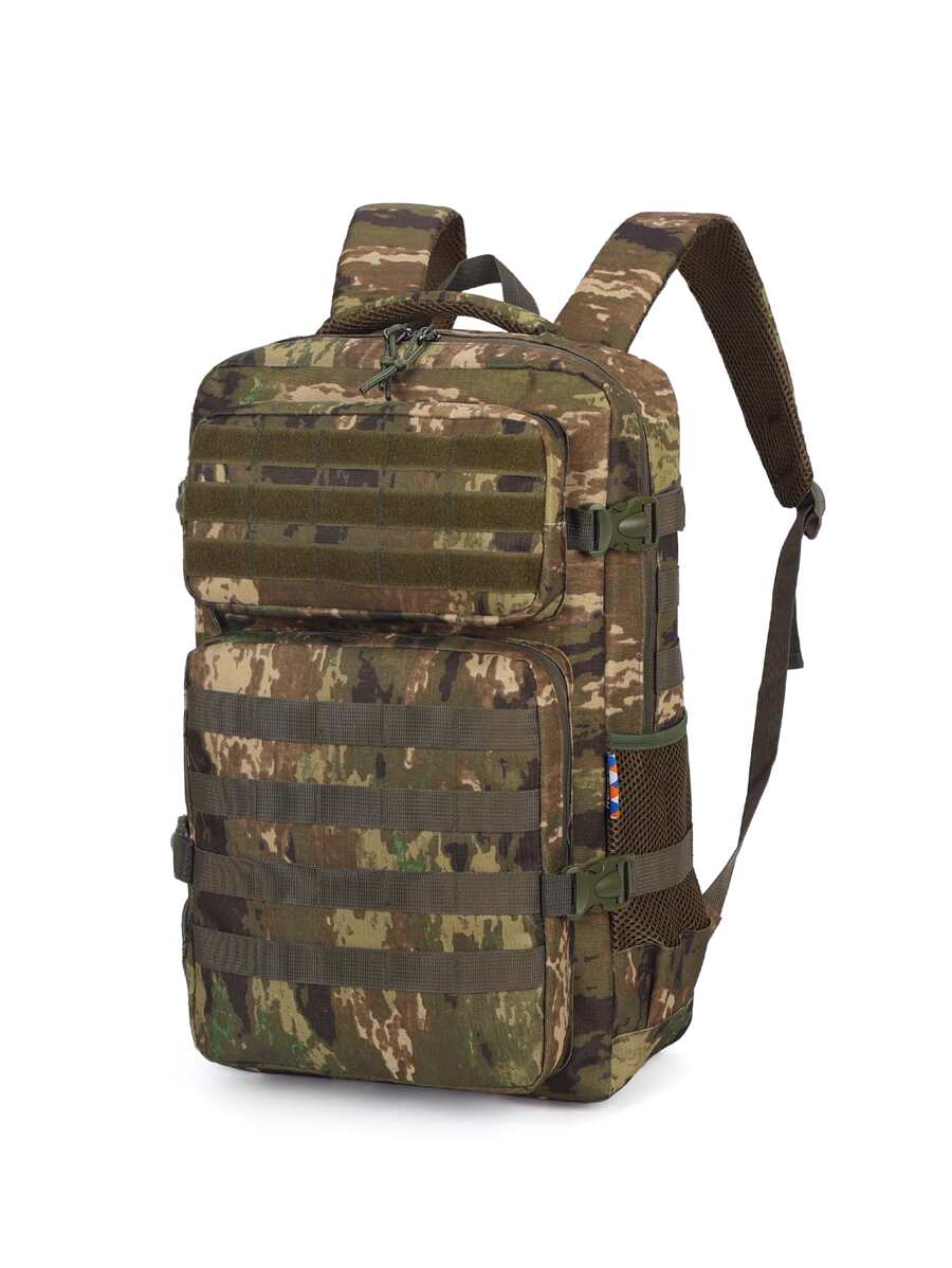 Túi cắm trại ngoài trời họa tiết camo 17 inch Túi nhiều túi chống thấm nước cho ba lô thông thường ngoài trời Ba lô máy tính xách tay để đi bộ đường dài với sức chứa lớn Ba lô chức năng nhẹ Quà tặng ngày của cha Túi đi học mùa hè Túi đi học cho bố - Nhiều màu - Xem 1