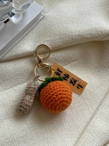 柿子和花生设计钥匙扣 可爱编织钥匙扣 节日礼物 钥匙圈包 汽车吊坠 针织包配件 单肩包 斜挎包 手提包 手提包 派对 节日礼物 生日 情人节 时尚 新潮 可爱 柔软 适合少女 女士 大学生 教师配件 装饰礼品 钥匙链饰物 钩针包 学校用品 教师礼物 返校 教师配件 钩针学校用品 教师礼物 返校 教师配件 钩针配件 - 彩色 - 查看 1