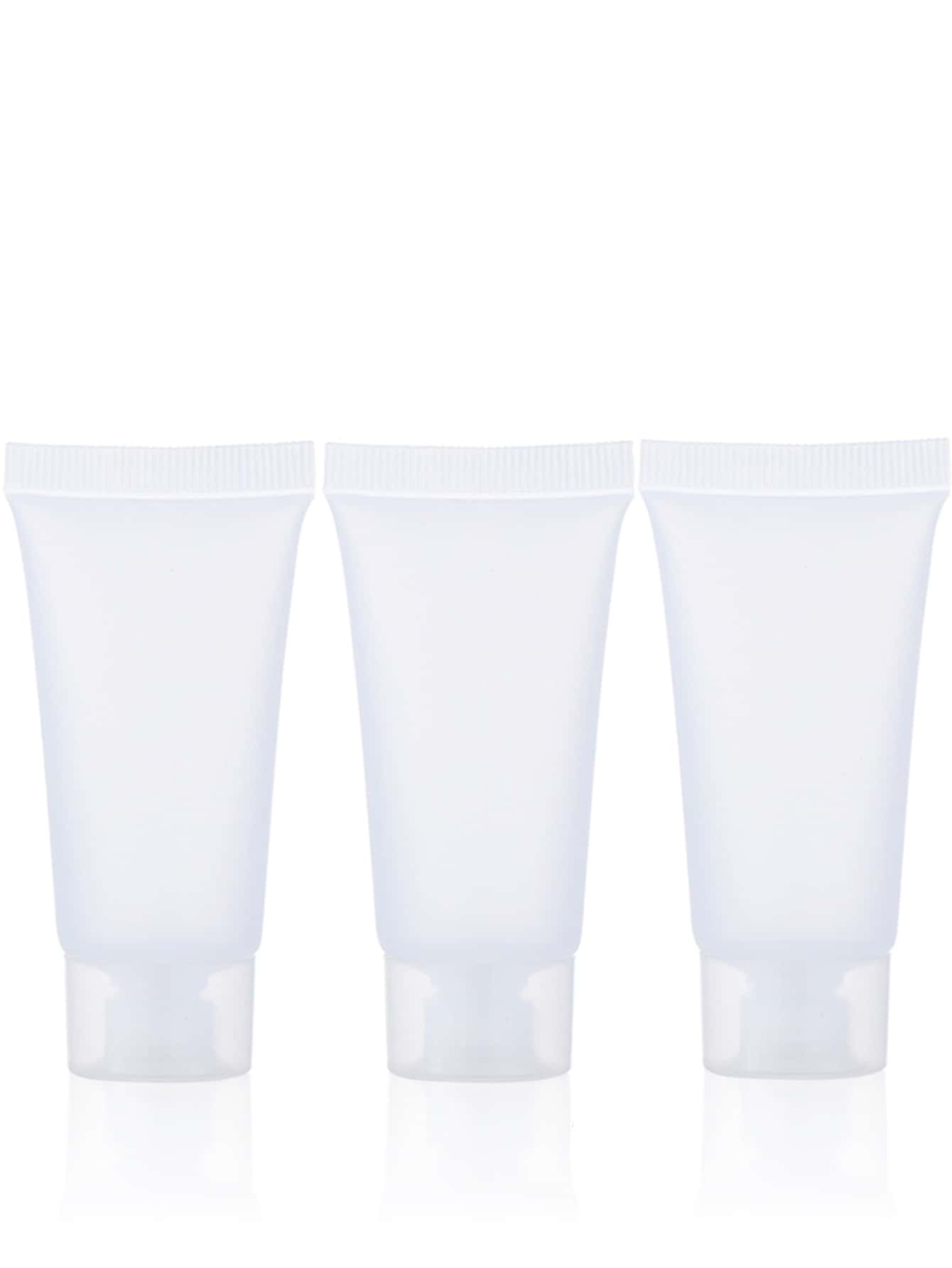 3 cái 30 ML Empty Lotion Subpackage Soft Tube, Travel Essentials - Trong sáng - Xem 1
