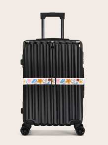 1条可调节密码锁旅行行李带，行李安全锁，防盗行李带，捆绑带，适用于旅行、航班、商务出行，可用于手提包、行李箱、背包、旅行包、学习用品等。 - 彩色 - 查看 4