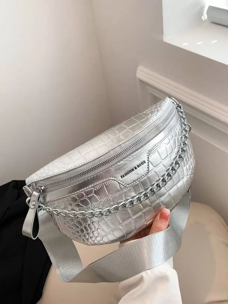 Midjeväska - Silver - Visa 1