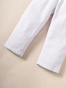 Toddler Boys Solid Straight Leg Jeans - White - View 4
