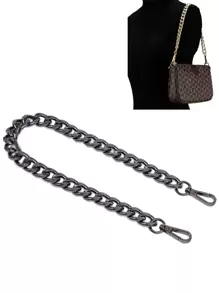 Chain Bag Strap For Strap Replacement Bag Accessories DIY Accessories Adjustable Replacement Shoulder Strap Stylish Durable - Black - View 2