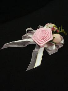 1 PVC Boutonniere, Boho Flower Decor Party Boutonniere Cho Tiệc Cưới - Nhiều màu - Xem 3