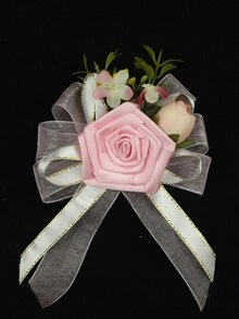 1 PVC Boutonniere, Boho Flower Decor Party Boutonniere Cho Tiệc Cưới - Nhiều màu - Xem 5