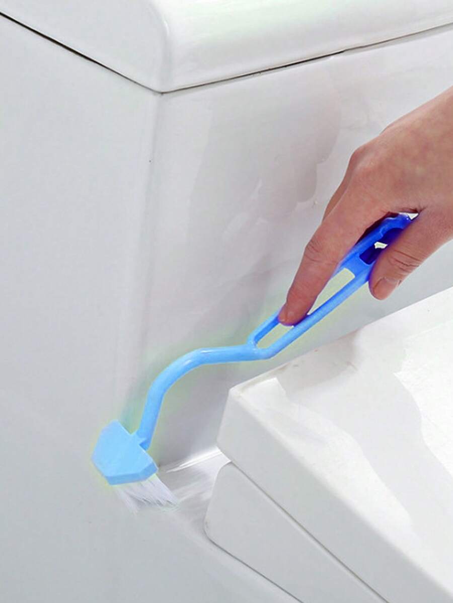 1pc Mini Toilet Cleaning Brush, Style And Color Random - Blue - View 1