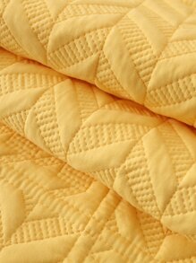 1入組滌綸沙發巾,現代黃色幾何提花沙發蓋毯適用於沙發 - 黃色 - 查看 5