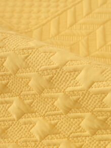 1入組滌綸沙發巾,現代黃色幾何提花沙發蓋毯適用於沙發 - 黃色 - 查看 6