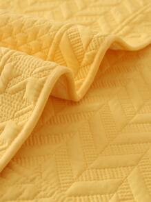 1入組滌綸沙發巾,現代黃色幾何提花沙發蓋毯適用於沙發 - 黃色 - 查看 8