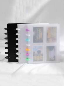 1入組A6金屬亮絲相簿 - 白色 - 查看 5