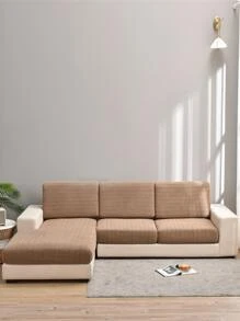1 Peça Poliéster Capa De Almofada De Assento De Sofá , Moderno Xadrez Detalhe Capa De Almofada De Sofá Para Casa - Multicolorido - Ver 8
