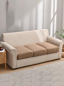 1 Peça Poliéster Capa De Almofada De Assento De Sofá , Moderno Xadrez Detalhe Capa De Almofada De Sofá Para Casa - Multicolorido - Ver 4