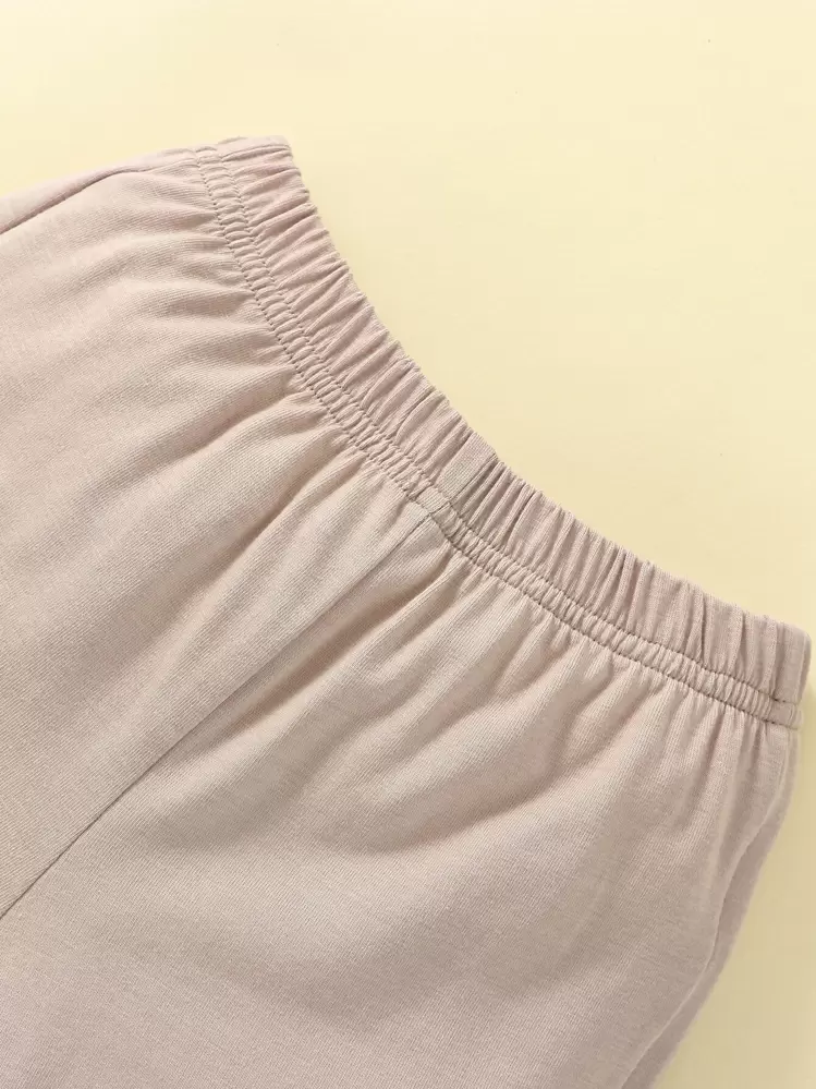 Bébé Garçon Short & T-shirt Dessin Animé - Taupe - Voir 3