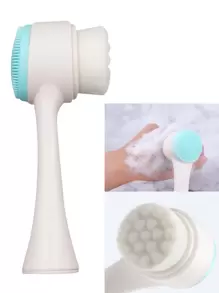 1pc Silicone Facial Cleaning Brush - Multicolor - View 1