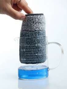 1入組不銹鋼拖把,現代360度旋轉大擦拭頭拖把 - 藍色 - 查看 11