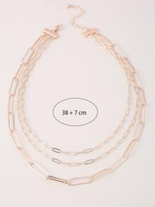 1 vòng cổ nhiều lớp thời trang tối giản cho nữ dự tiệc - Hoa hồng vàng - Xem 4