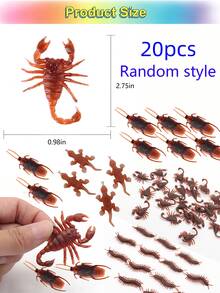 20 Peças Desenho De Animais Animados Aleatória Brinquedo Provocador De Gato - Multicolorido - Ver 3