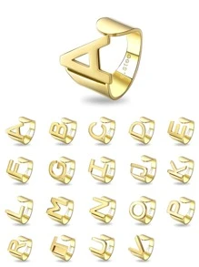 Bông tai dạng vòng tối giản bằng thép không gỉ thời trang và phổ biến dành cho nam giới làm quà tặng trang sức và tạo vẻ ngoài sành điệu - Vàng - Xem 1