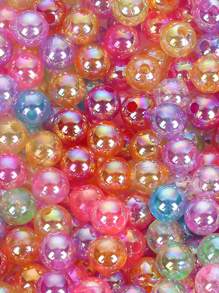 1入組時尚釘珠DIY首飾配件適合女士DIY首飾製作 - 白色 - 查看 2