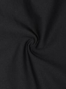 Men Top-stitching Sports Tights - Black - View 4