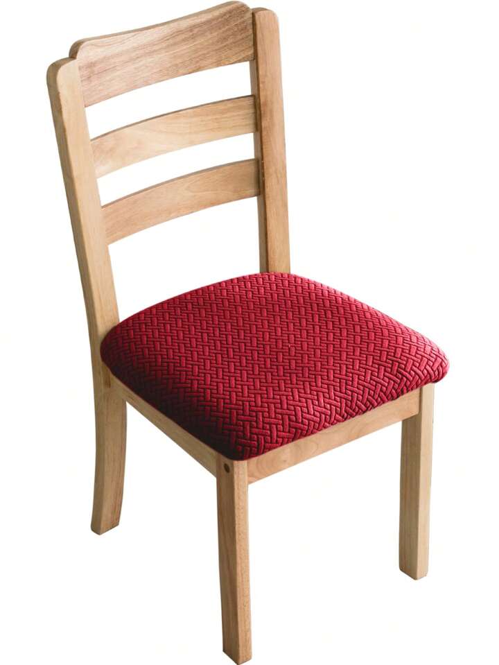 Red seat covers discount for dining chairs