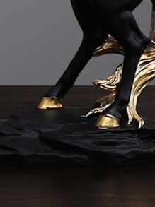 1 cái Ngựa Thiết Kế Trang Trí Thủ Công, Vật Trang Trí Polyresin Hiện Đại Cho Gia Đình - Nhiều màu - Xem 3