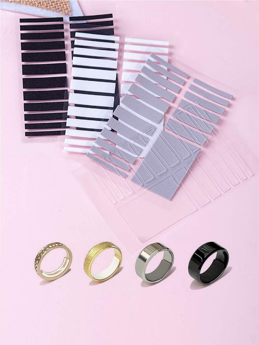 4 cái/bộ Vòng Điều Chỉnh Vòng Nhựa, Bộ Điều Chỉnh Vòng Đồng Màu Hiện Đại Cho Gia Đình - Nhiều màu - Xem 1